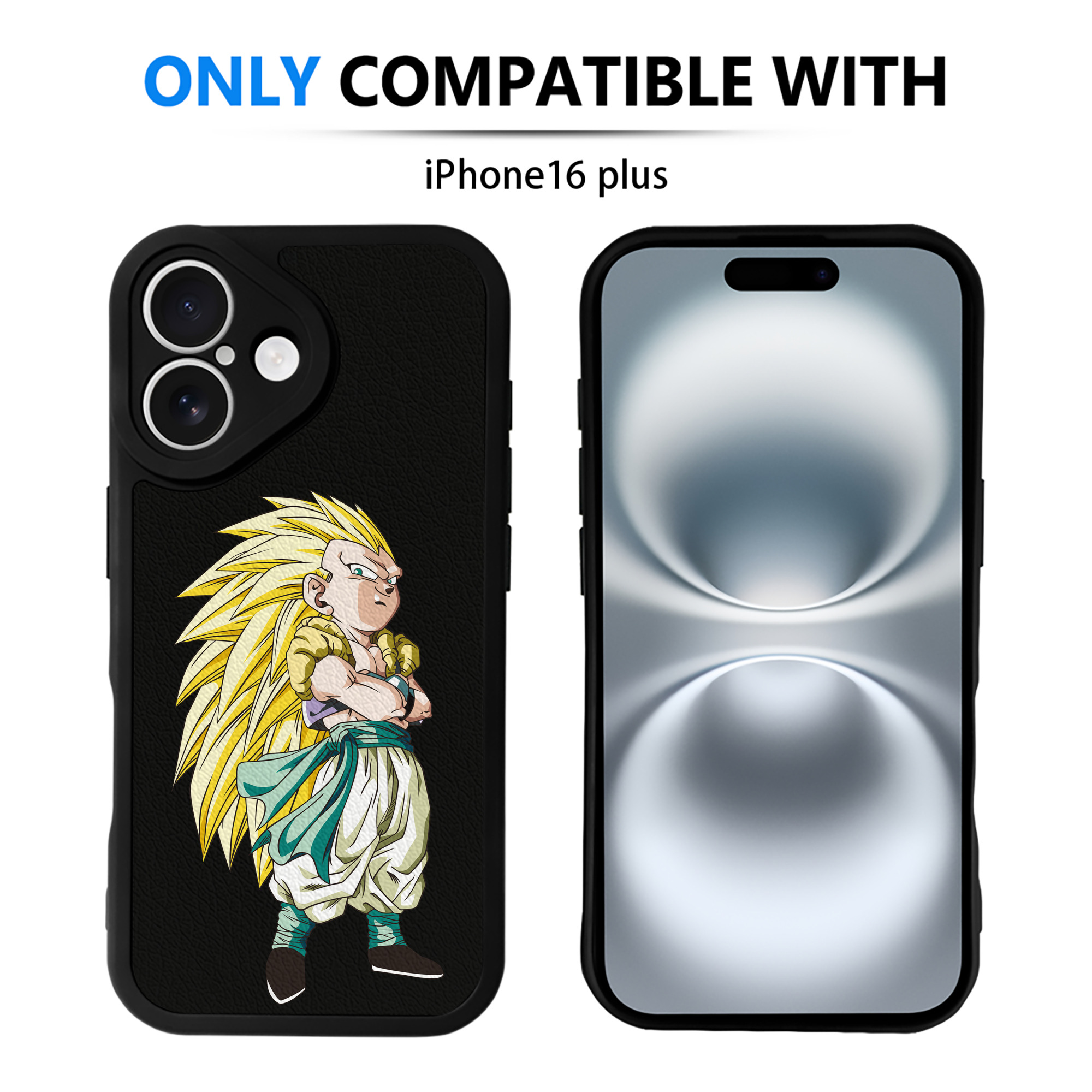 （画像用） ドラゴンボール ベジット DRAGON BALL Vegetto 【iPhone 16シリーズ対応】シリコンスマホケース（レザー調） 材質：シリコン